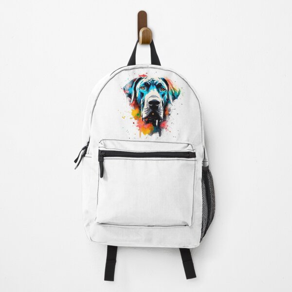 Item preview, Great Dane Dog watercolour, colourful Art Splash (2) designed and sold by MyCancerandMe.