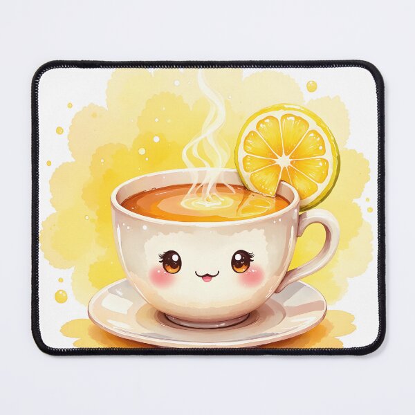 Item preview, Lemon Tea Cup Graphic Tee Design designed and sold by Nene's design.
