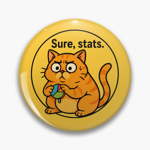 Item preview, Funny Data Cat Sticker designed and sold by Yuliya Brush.