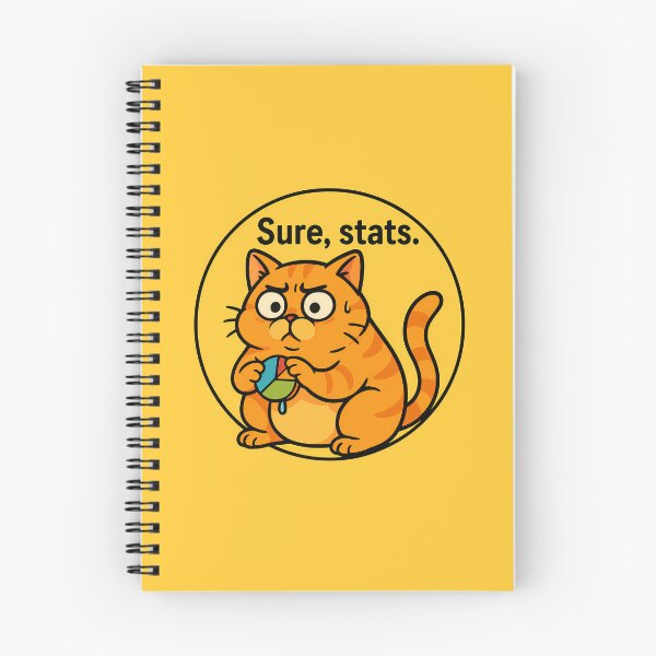 Item preview, Funny Data Cat Sticker designed and sold by Yuliya Brush.