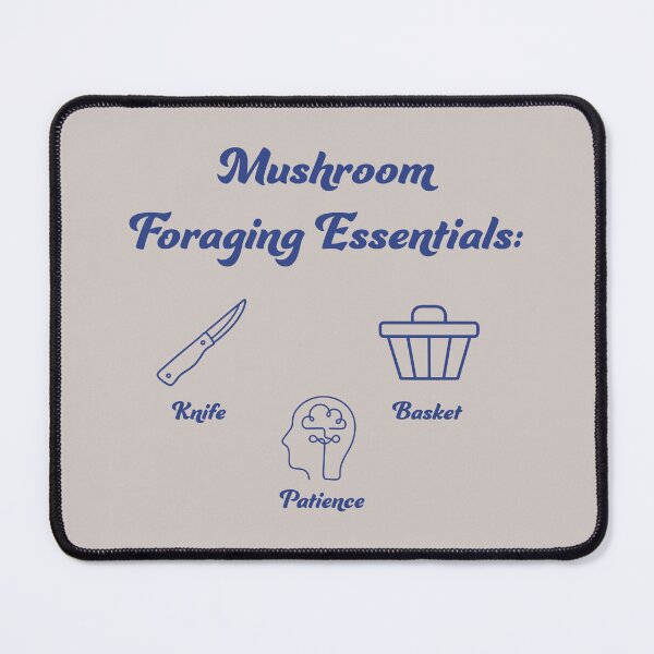 Item preview, Mushroom Foraging Essentials Funny Minimalist List designed and sold by Milena R..
