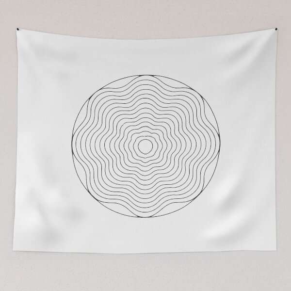 Item preview, Geometric Pulse – Rhythmic Circular Flow designed and sold by JWP789.