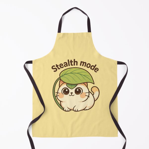 Item preview, Cute Stealth Mode Cat Sticker designed and sold by Yuliya Brush.