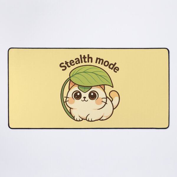 Item preview, Cute Stealth Mode Cat Sticker designed and sold by Yuliya Brush.