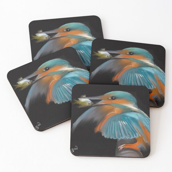 Item preview, Kingfisher Catch – Bold Wildlife Digital Art designed and sold by MyCancerandMe.