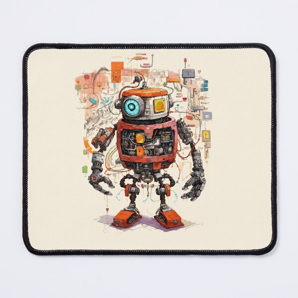 Item preview, Industrial vintage robot design – Cool kids decor designed and sold by CroesCreations.