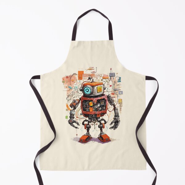 Item preview, Industrial vintage robot design – Cool kids decor designed and sold by CroesCreations.