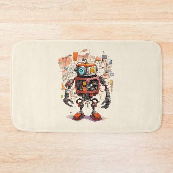 Item preview, Industrial vintage robot design – Cool kids decor designed and sold by CroesCreations.