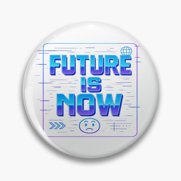 Item preview, Future Is Now – Y2K Cyber Retro Typography Design designed and sold by Khayallab .
