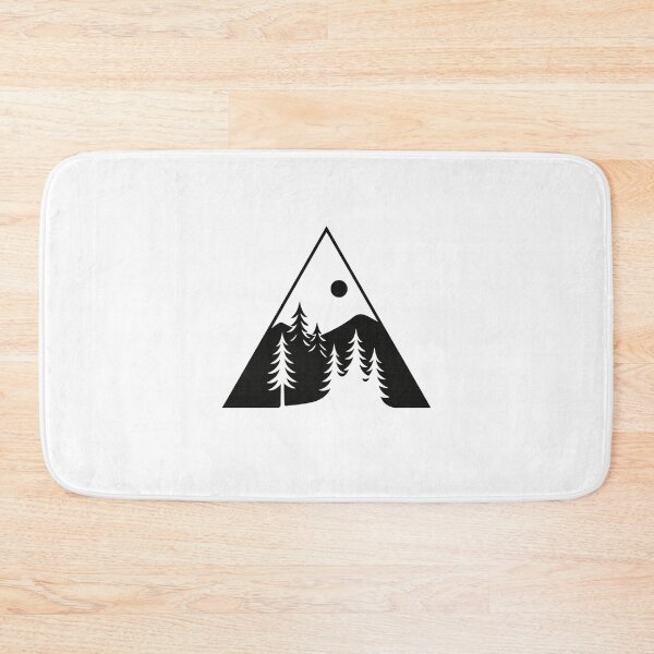 Item preview, Calm Forest Vibe – Minimal Forest Inside a Geometric Frame designed and sold by JWP789.