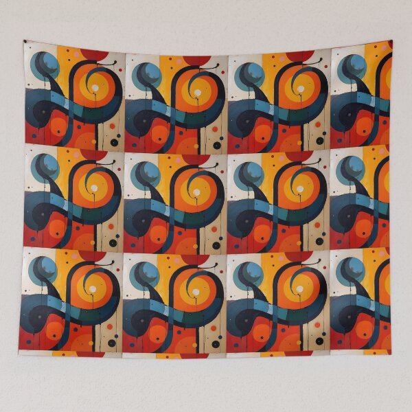 Item preview, ABSTRACT PAINTING designed and sold by KISHNAY-FASHION.