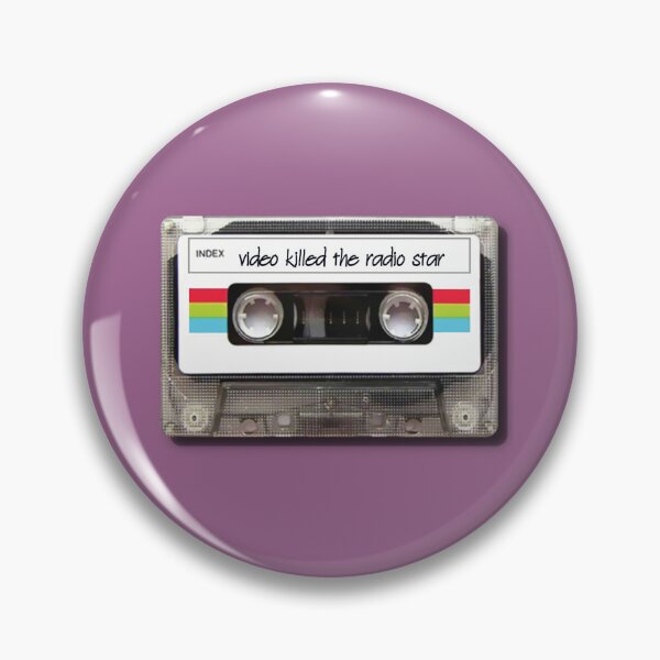 Item preview, Video Killed the Radio Star – Retro Cassette Tape Design designed and sold by hangmeart.