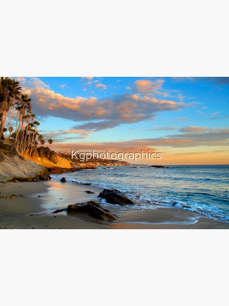 "Laguna Beach Rockpile Beach" Photographic Print for Sale by