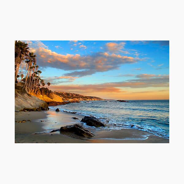 Laguna Beach: Rockpile Beach Photographic Print