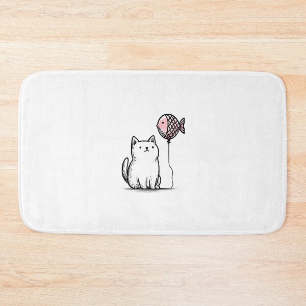 Item preview, Cat and fish designed and sold by DerSenat.
