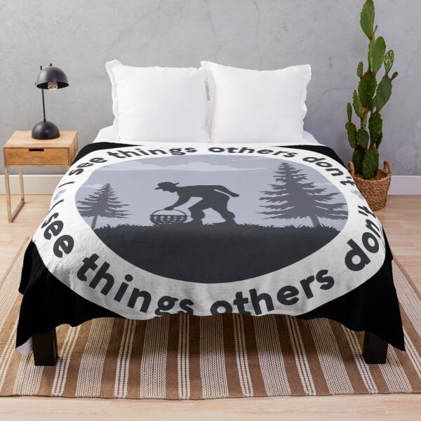 Item preview, Mushroom Forager Silhouette I See Things Others Don't designed and sold by Milena R..
