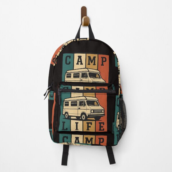 Item preview, Retro Camp Life Vintage Camper Van | 70s Style Adventure designed and sold by Mate0 designer.