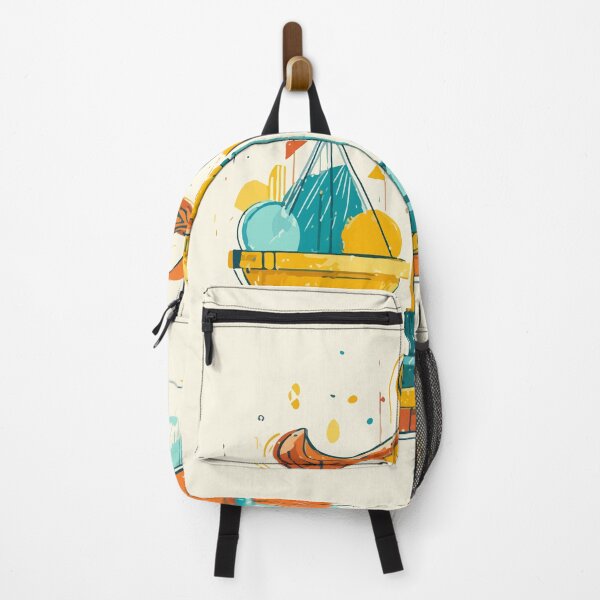 Item preview, Retro Colorful Weighing Scale Illustration – Abstract Balance Art designed and sold by Moss and Moon Studio.
