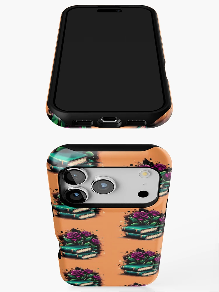 Thumbnail 3 of 4, iPhone Case, Bookstack designed and sold by GraphicsClub.