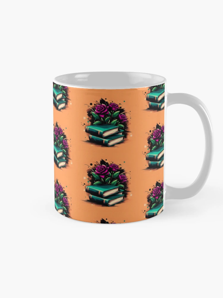 Thumbnail 3 of 6, Coffee Mug, Bookstack designed and sold by GraphicsClub.