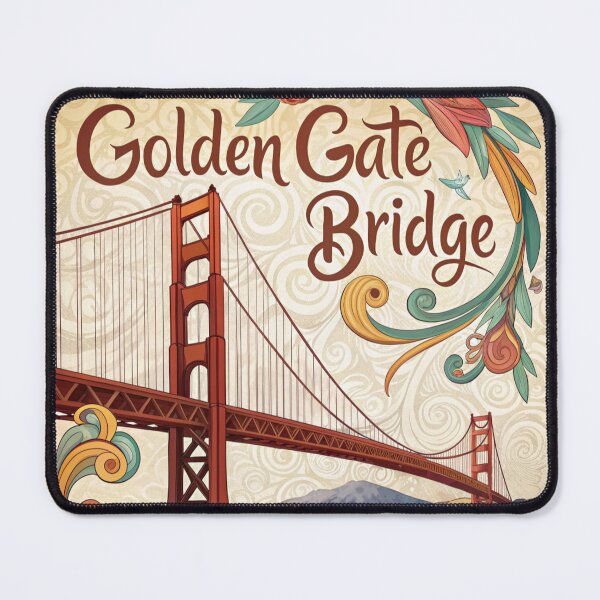 Item preview, Golden Gate Bridge designed and sold by Mark and Heather.