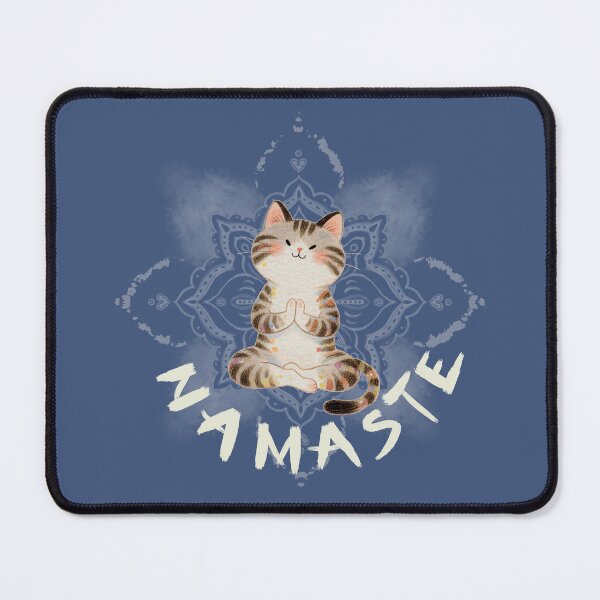 Item preview, Namaste Yoga Cat With Mandala designed and sold by Lee Yeng.