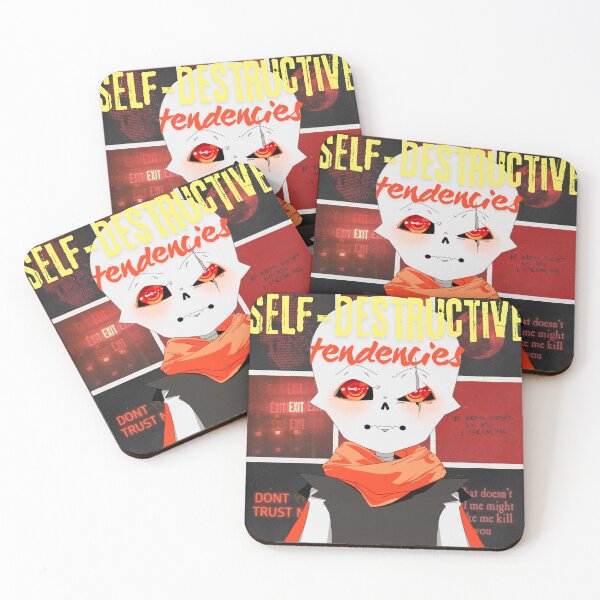 Item preview, Self-Destructive Tendencies Underfell Papyrus designed and sold by STC Creations Studio.