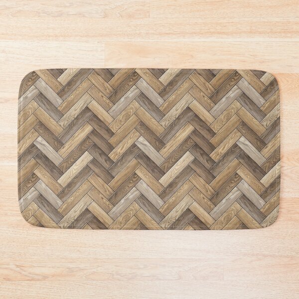Item preview, Natural Wood Herringbone Parquet Flooring Texture. designed and sold by RGShirtWorks.