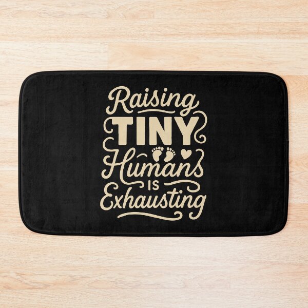 Item preview, Raising Tiny Humans is Exhausting Retro Typography designed and sold by zakugan.