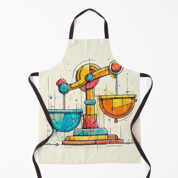 Item preview, Retro Colorful Weighing Scale Illustration – Abstract Balance Art designed and sold by Moss and Moon Studio.