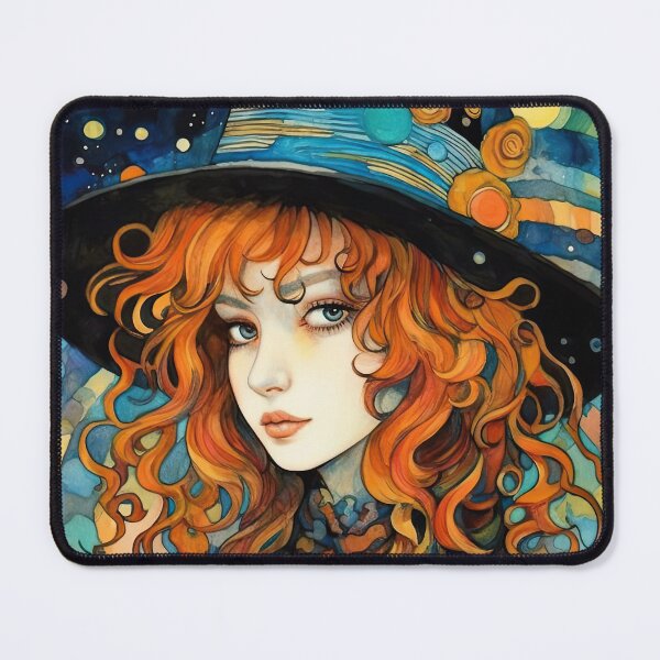 Item preview, The young witch with a stylish hat 2 designed and sold by nikigoessi.