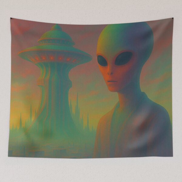 Item preview, Sentinel of the Chromatic City designed and sold by zzz888.