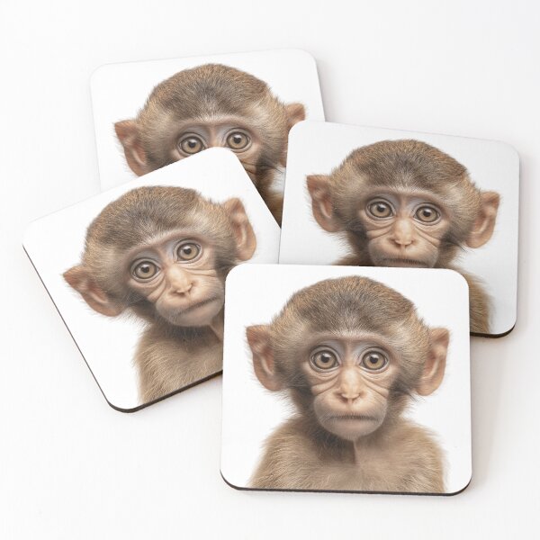 Item preview, Adorable Baby Monkey for Cute Monkey lovers designed and sold by LazyOwlStore.