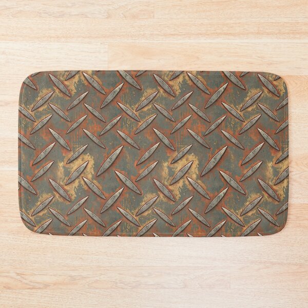 Item preview, Seamless Rusty Diamond Plate Metal Texture Background. designed and sold by ML-Media.