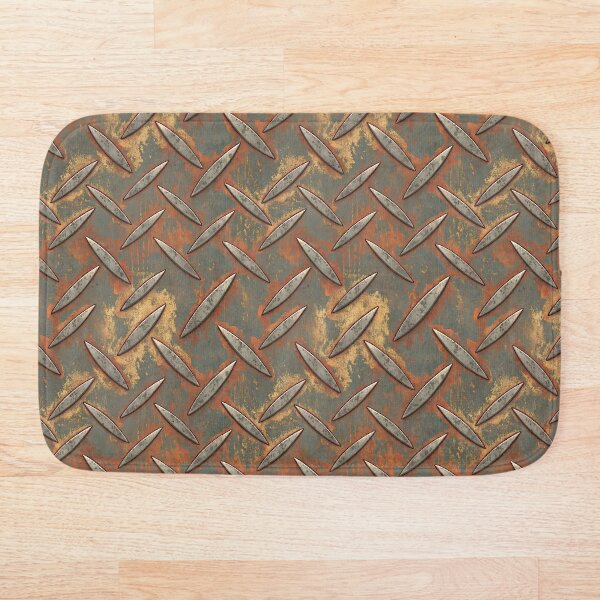 Item preview, Seamless Rusty Diamond Plate Metal Texture Background. designed and sold by ML-Media.