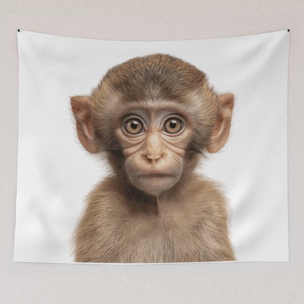 Item preview, Adorable Baby Monkey for Cute Monkey lovers designed and sold by LazyOwlStore.
