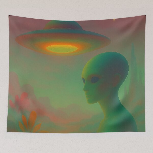 Item preview, Ethereal Alien Encounter designed and sold by zzz888.