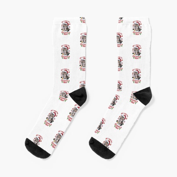 Item preview, Cute Christmas Cat – All I Want for Christmas is Mew designed and sold by Visimatic.