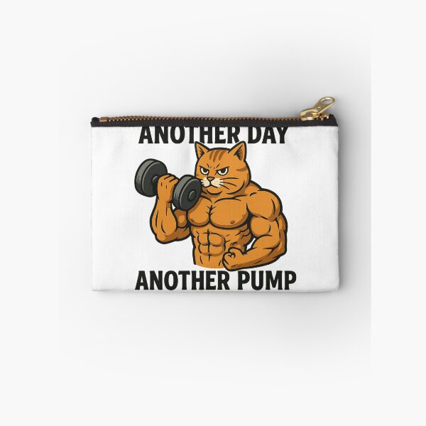 Item preview, Funny Gym Cat - Another Day Another Pump - Cat muscle training - Cat weightlifting designed and sold by Gniesss.