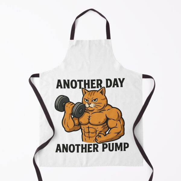 Item preview, Funny Gym Cat - Another Day Another Pump - Cat muscle training - Cat weightlifting designed and sold by Gniesss.