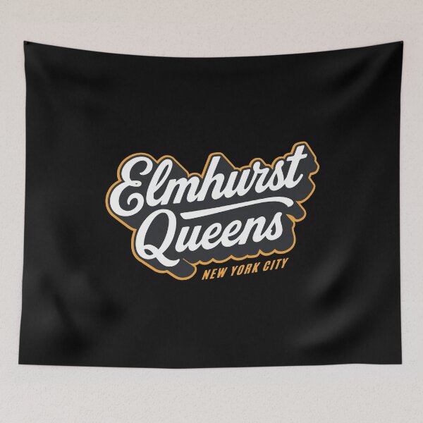 Item preview, Elmhurst Queens Line Lettering Logo designed and sold by Boogosh.
