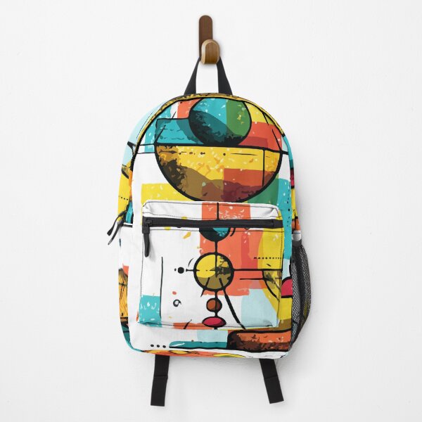 Item preview, Retro Colorful Weighing Scale Illustration – Abstract Balance Art designed and sold by Moss and Moon Studio.