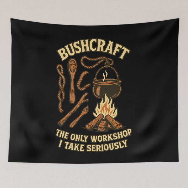 Item preview, Bushcraft Only Workshop Take Seriously Survival designed and sold by LuminOrb.