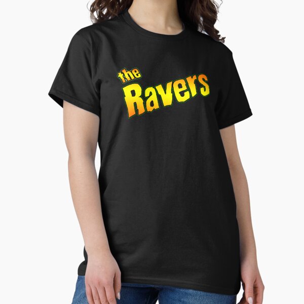 Item preview, THE RAVERS LOGO TEE SHIRT designed and sold by PSYCHOKITTY MERCH.