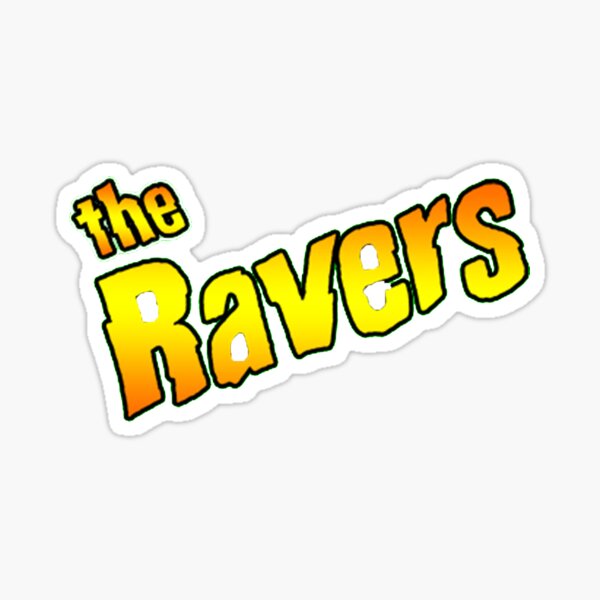 Item preview, THE RAVERS LOGO TEE SHIRT designed and sold by PSYCHOKITTY MERCH.