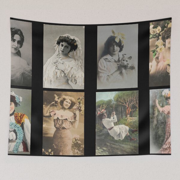 Item preview, Collage of various vintage young women in the early 1900's designed and sold by Photopat.