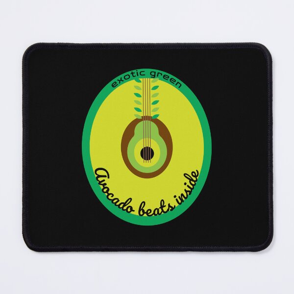 Item preview, Avocado Beats Inside – Exotic Fruit Music Vibes Design designed and sold by baskamade.