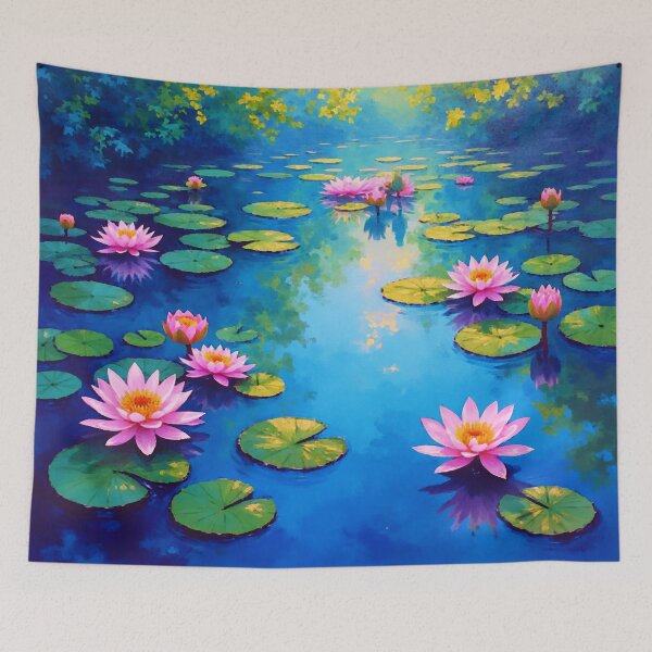 Item preview, WATER LILIES, A PICTURESQUE WORK INSPIRED BY CLAUDE MONET." designed and sold by Ralek.