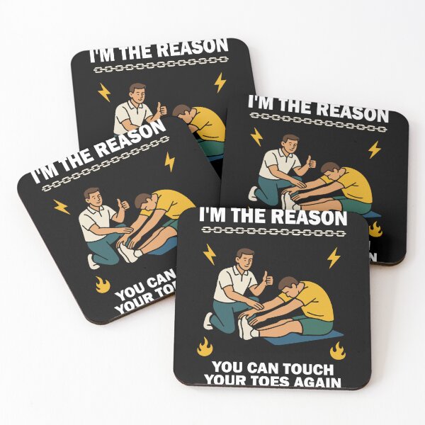 Item preview, I'm The Reason Physiotherapist Touch Toes Again designed and sold by LuminOrb.