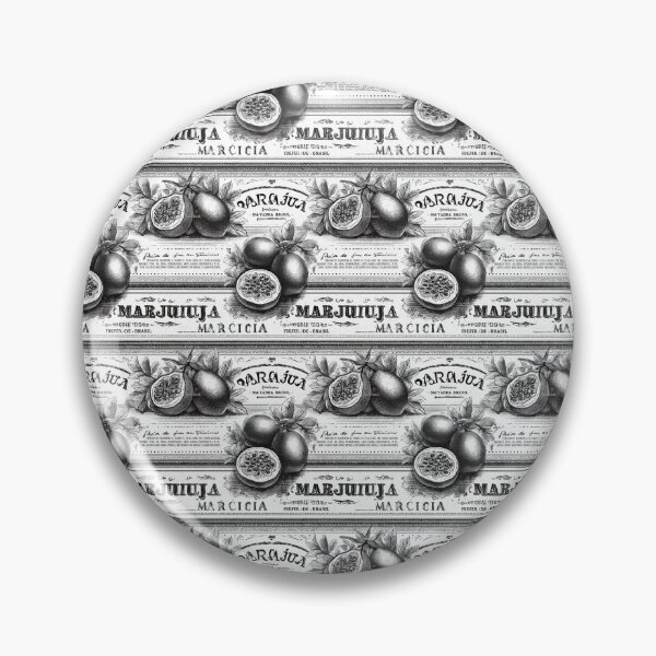 Item preview, Vintage Fruit Can Pattern - Black & White designed and sold by Hunzaly.